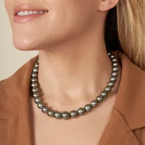 10.0-10.5 mm AA  Tahitian Round Pearl Necklace