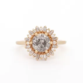 1.50 ct Salt & Pepper Diamond Arielle Ring