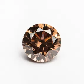 2.00ct 7.51x7.42x5.32mm GIA VS2 Fancy Deep Pink-Brown Round Brilliant  24165-01