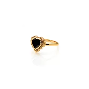 Amour / Ring / Black Spinel   Gold