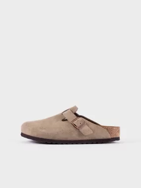 Birkenstock Boston - Taupe Suede