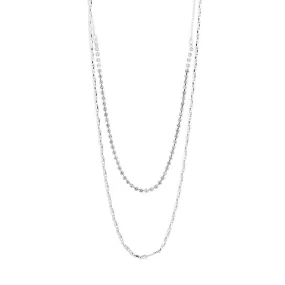 Cherished Silver Plated Crystal Necklace