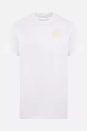 cotton t-shirt with logo patch