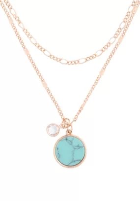 Diamond Turquoise Necklace