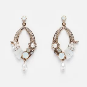 Flora Deco Drop Earrings