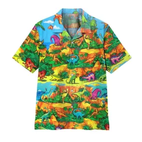 Gearhuman 3D Dinosaur Kid Hawaii Shirt