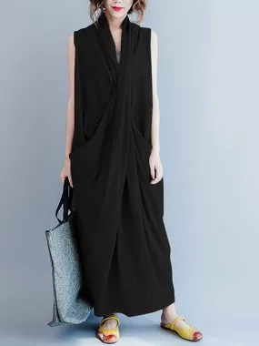 Intertwined Solidity Maxi Dress