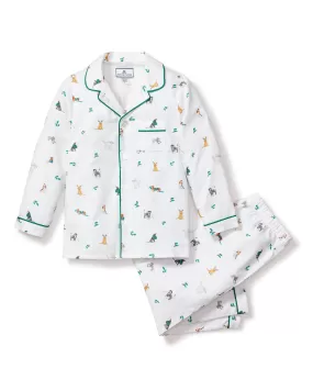 Kid's Twill Pajama Set | Jingle Paws