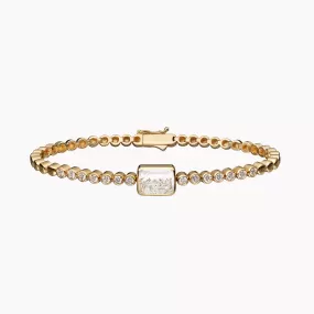 Meia Onda Diamond Bracelet