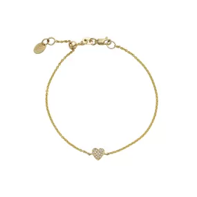 Mini Diamond Heart Bracelet