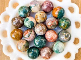 Ocean Jasper Sphere || Mini