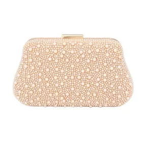 Pearl Embellished Evening Clutch Bag Crossbody Bag