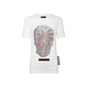 Philipp Plein Platinum Cut Round Neck Aloha Plein Men's T-Shirt