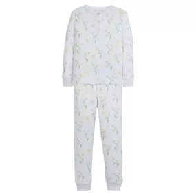 Ruffled Printed Jammies - Butterfly Garden