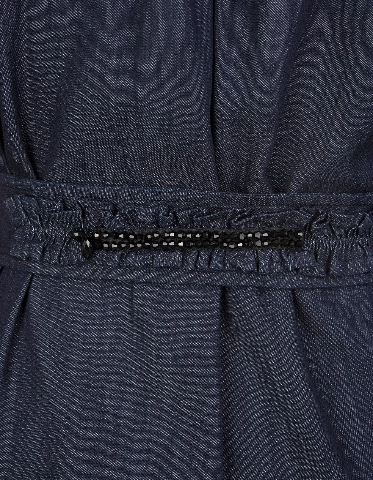 'S Max Mara Belted Denim Dress