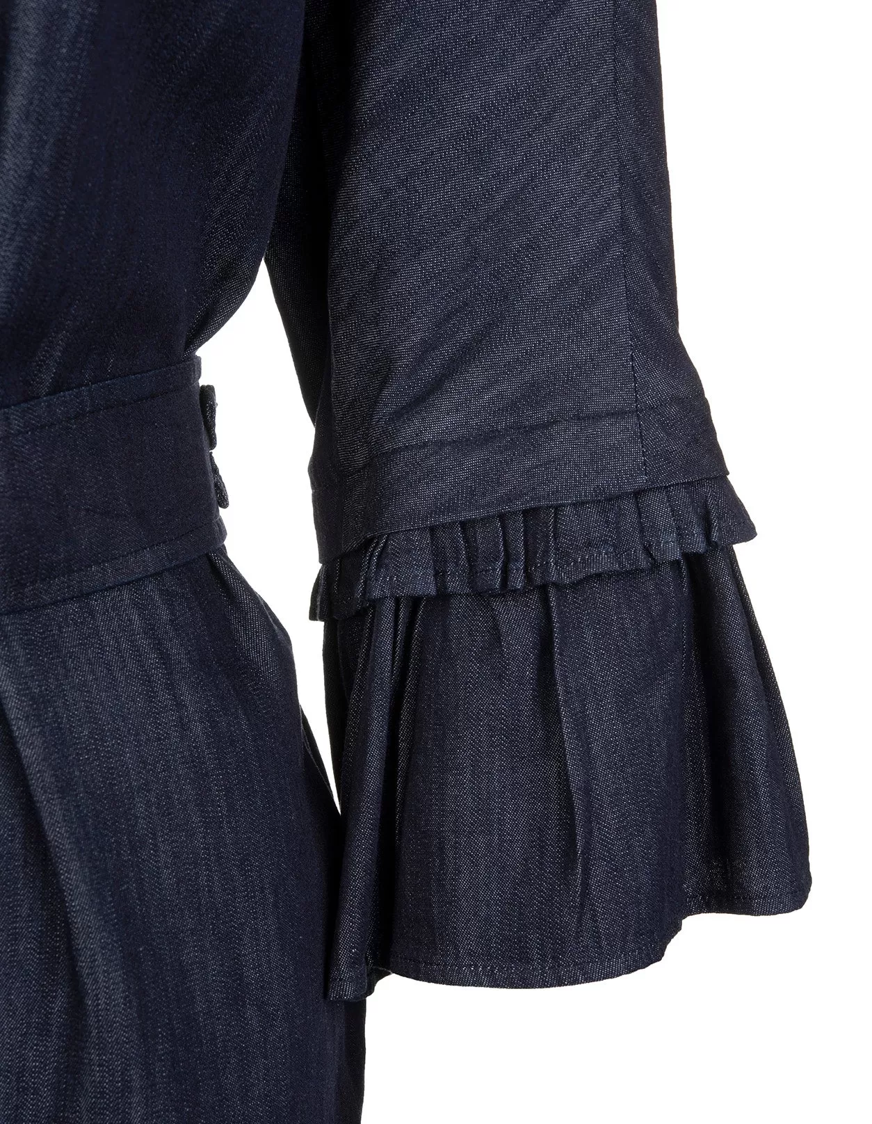 'S Max Mara Belted Denim Dress