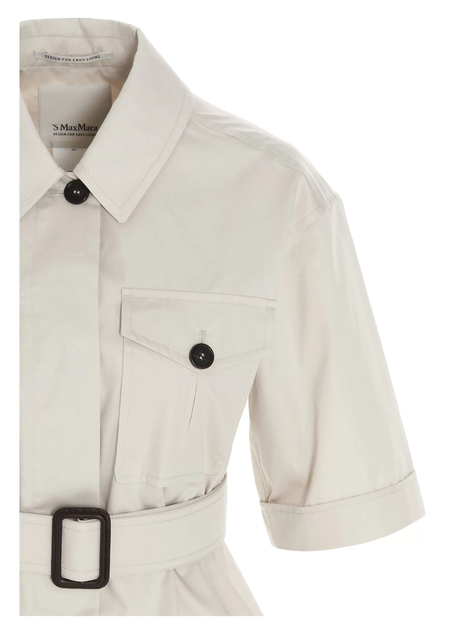 'S Max Mara Rea Belted Short Sleeve Shirt