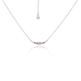 Theia / Necklace / Brazilian Amethyst   Silver