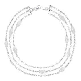 White Gold White Diamond Eternal Bracelet