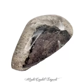 White Lodolite Quartz Crystal Meditation Stone