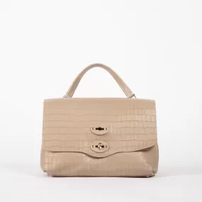 Zanellato borsa postina s cocco stampato beige